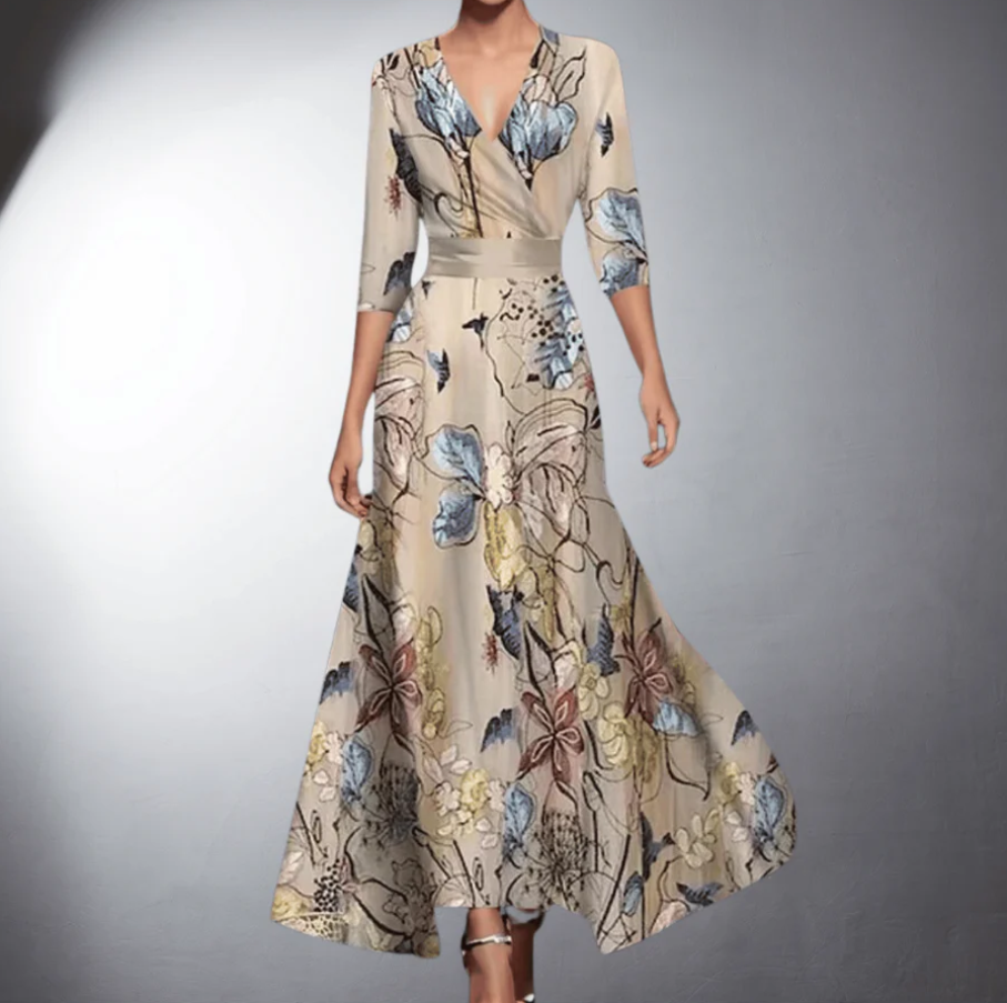 Zoe - Klasik Maxi Elbise