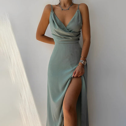Carina - Şık Askısız Elbise