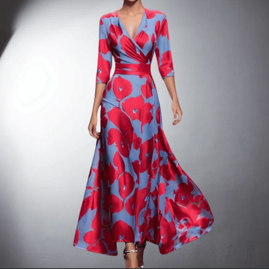 Zoe - Klasik Maxi Elbise