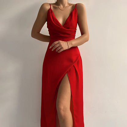 Carina - Şık Askısız Elbise